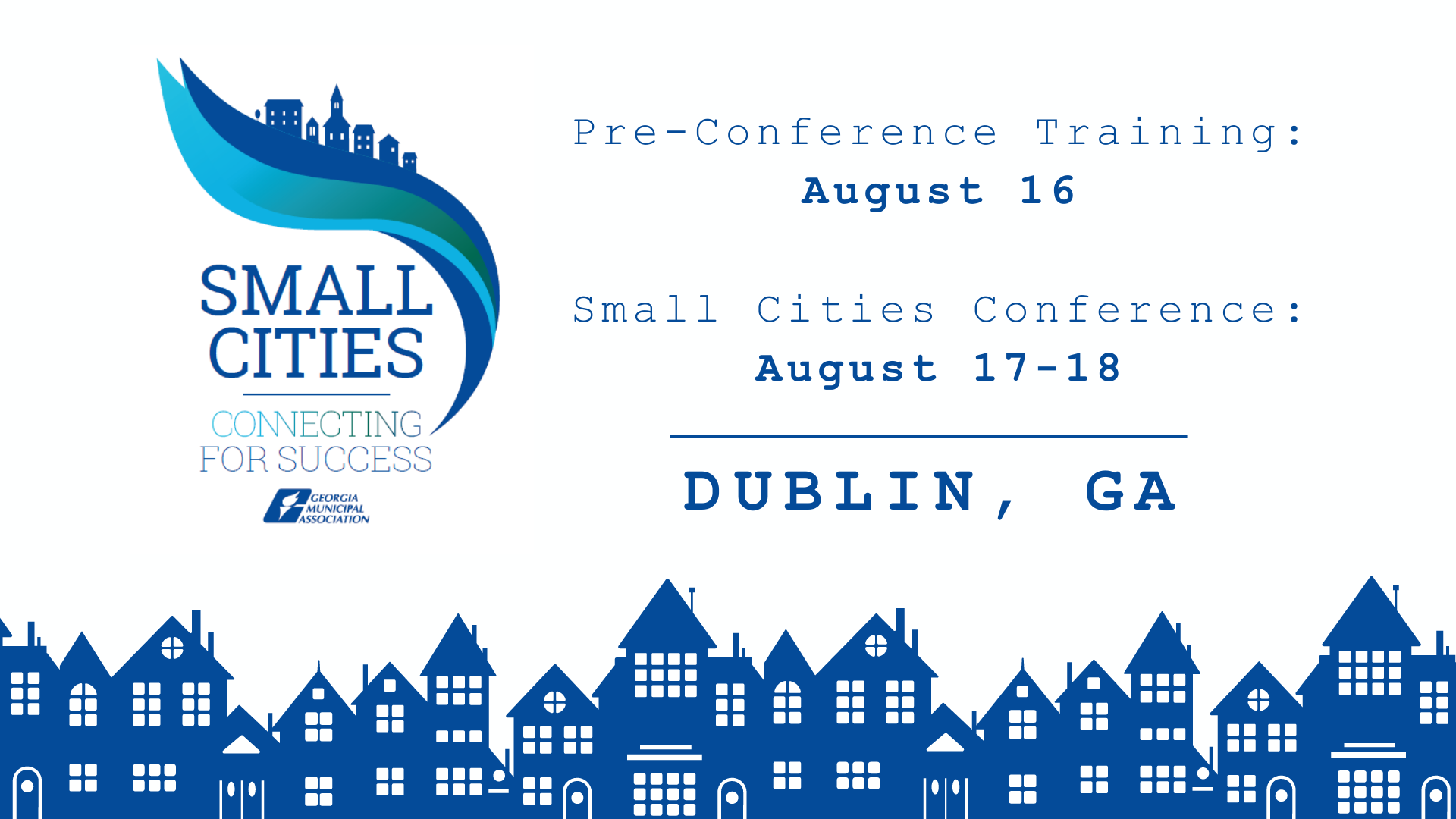 2023 Small Cities Conference and Regional Training
